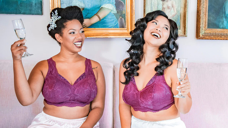 Behave Bras models wearing Vixen bras