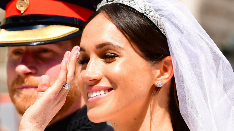 meghan markle at her wedding