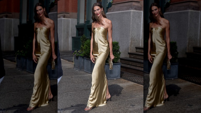 Karlie Kloss attends Taylor Swift and Travis Kelce's wedding on July 3, 2026.