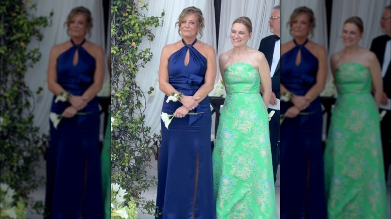 Kelly Hyland at daughter Brooke Hyland's wedding.