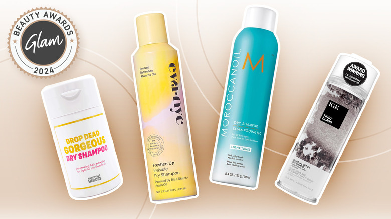 Glam Beauty Awards dry shampoos