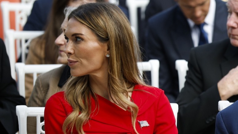 Bettina Anderson attends an event with Donald Trump Jr.