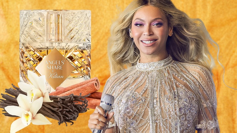 Beyonce Kilian perfume collage