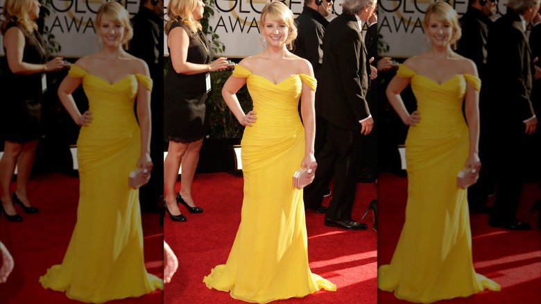 Melissa Rauch at the 2014 Golden Globe Awards