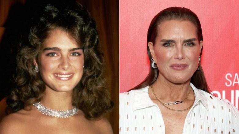 Side by side: Brooke Shields in 1983 and 2026