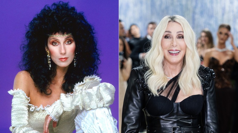 Side by side: Cher in 1981 and 2026