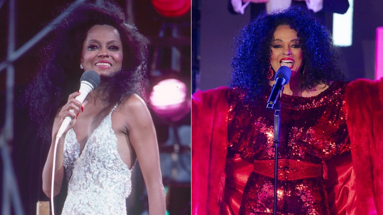 Side by side: Diana Ross in 1983 and 2026