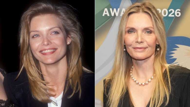 Side by side: Michelle Pfeiffer in 1989 and 2026