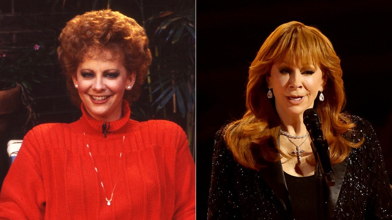 Side by side: Reba McEntire in 1987 and 2026