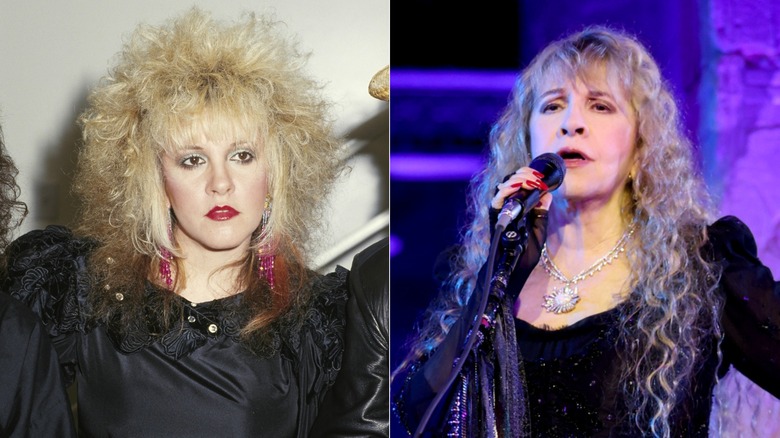 Side by side: Stevie Nicks in 1987 and 2026
