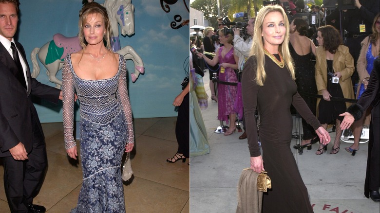 Bo Derek dressed up glamorously for a gala and an awards show