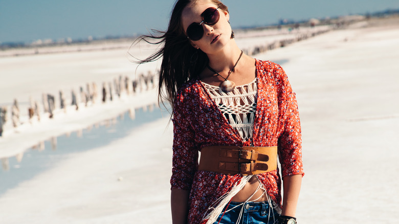 Boho outfit and belt