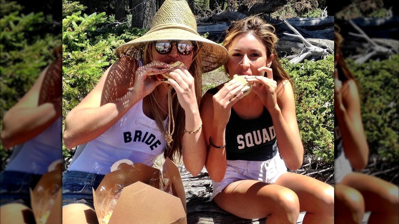 Women in BoobyPack swimsuits
