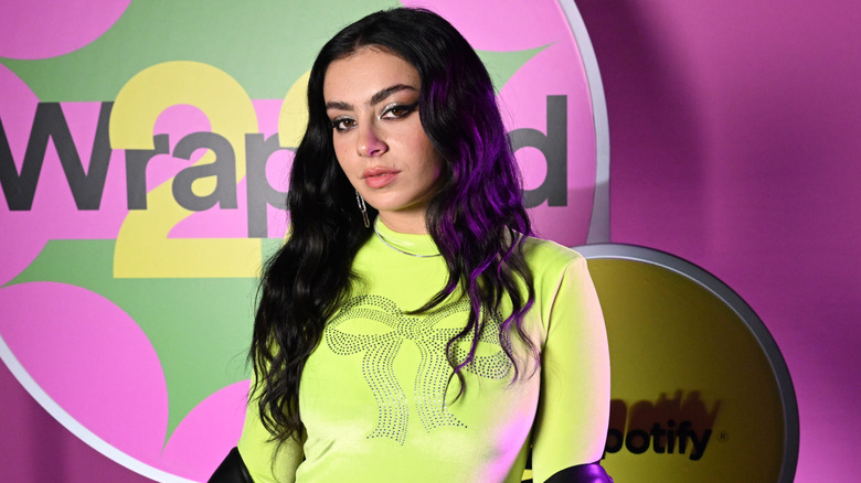 Charli XCX in green