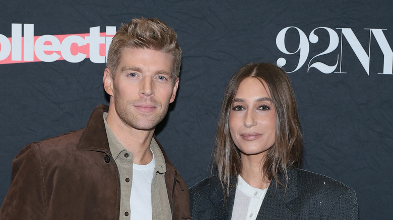Kyle Cooke and Amanda Batula posing together