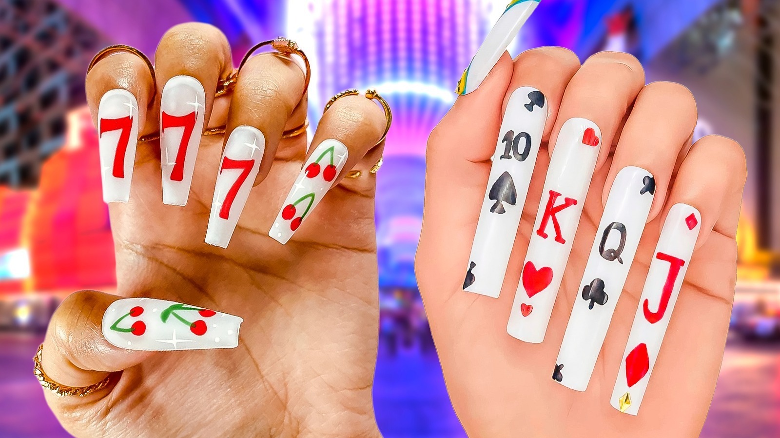 Bring Vegas To Your Manicure With The Casino Nail Trend