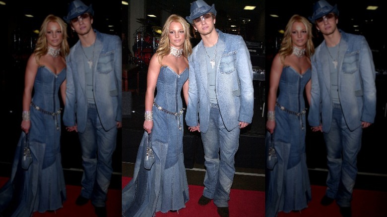 Britney spears and Justin Timberlake at the American Music Award