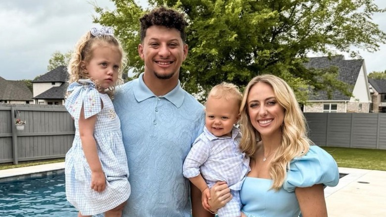 Brittany Mahomes' family on Easter