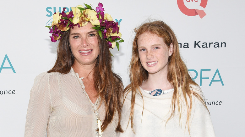 Brooke Shields and Grier Henchy