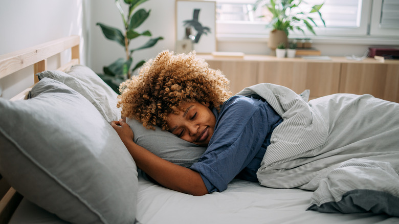 Woman sleeping