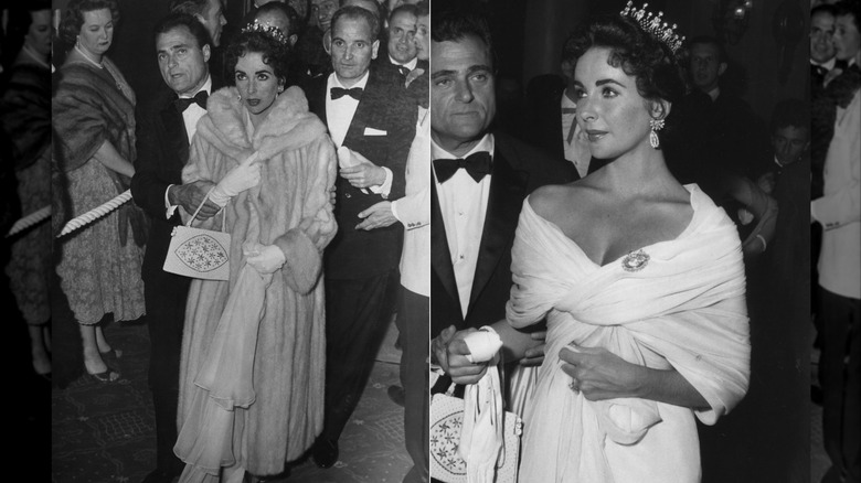 Elizabeth Taylor at the Cannes Film Festival in 1957.