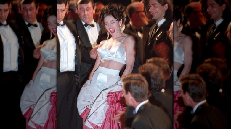 Madonna at the 1991 Cannes Film Festival.