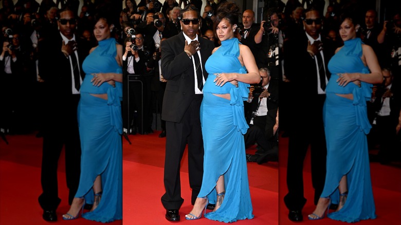 Rihanna and ASAP Rocky at the 2025 Cannes Film Festival