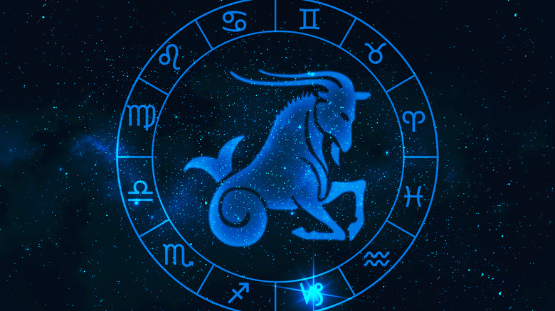 An illustration of the Capricorn star sign
