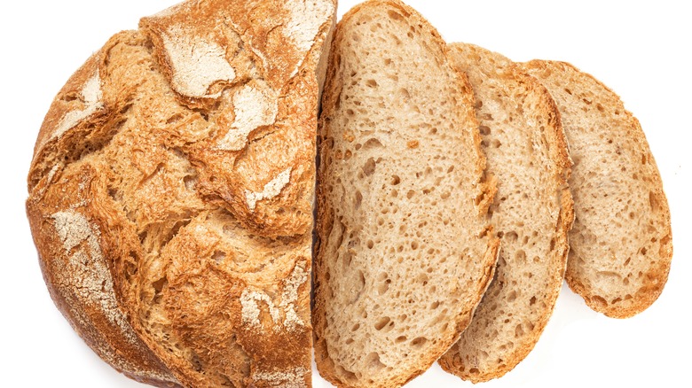 up close of multi grain bread