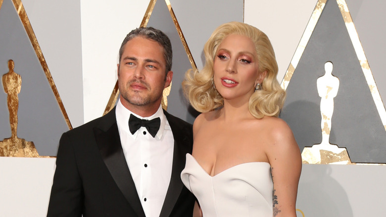 Lady Gaga and Taylor Kinney at the 2016 Academy Awards.