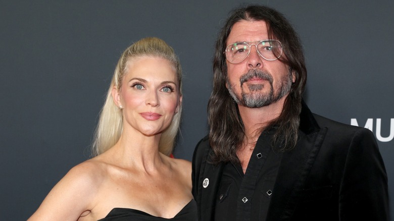 Jordyn Blum and Dave Grohl at the 2026 MusiCares Person of the Year in January 2026 in Los Angeles