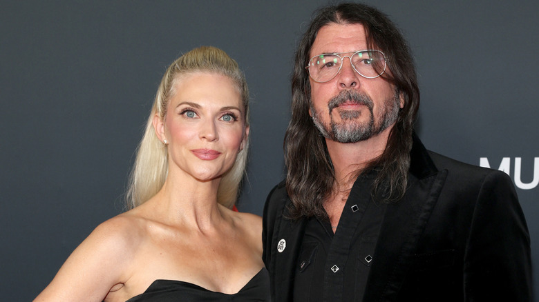 Jordyn Blum and Dave Grohl at the 2026 MusiCares Person of the Year in January 2026 in Los Angeles