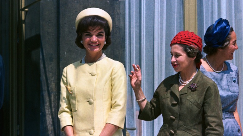 Jackie Kennedy during a visit to Paris.