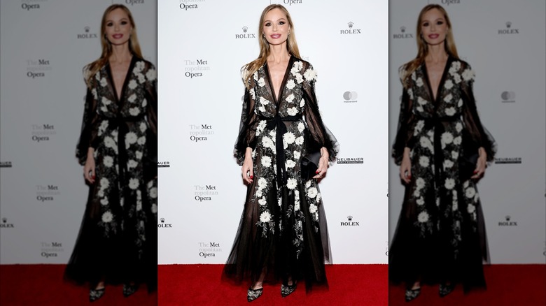 Georgina Chapman at the Metropolitan Opera 2026 opening night gala premiere of "Macbeth" in New York City in September 2026
