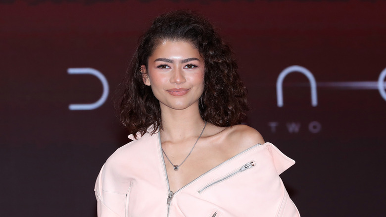 Zendaya with curly hair