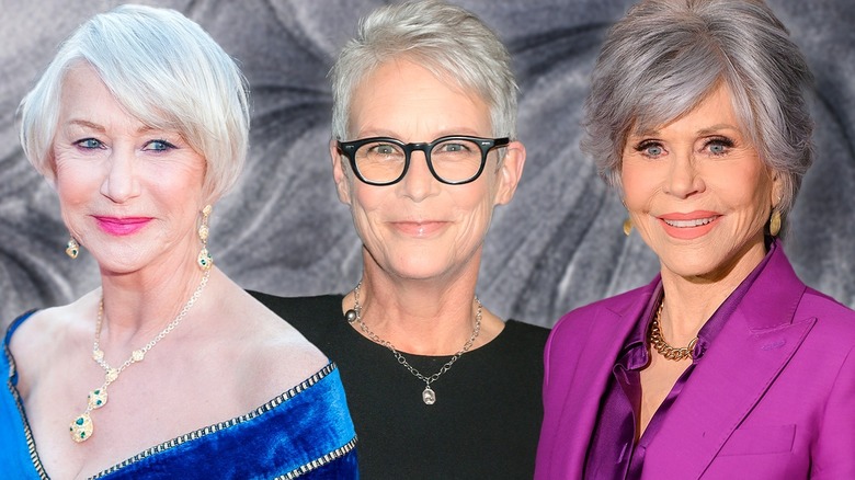 Celebrities proudly donning gray hair