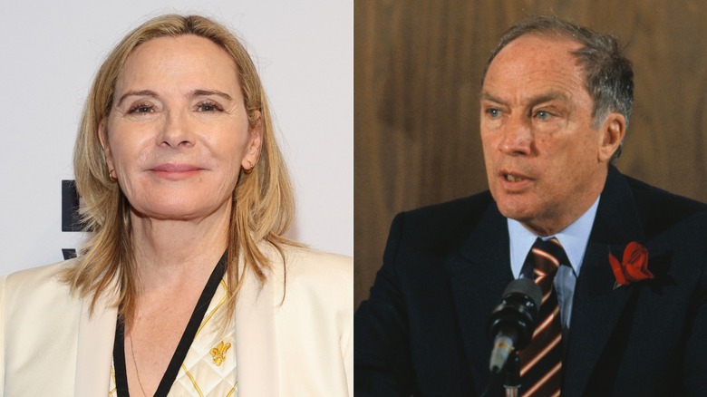Kim Cattrall and Pierre Trudeau