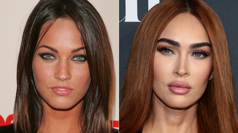 Megan Fox in 2005 and 2023