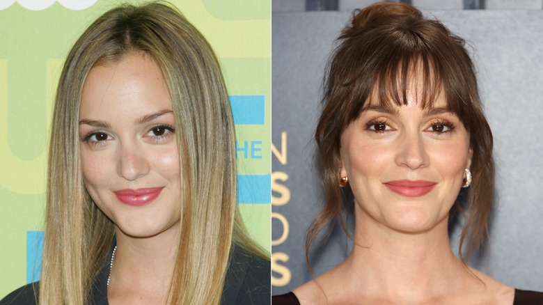 Leighton Meester in 2009 and 2024
