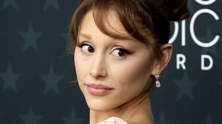 Closeup of Ariana Grande