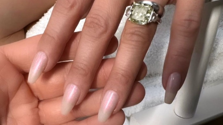 Jennifer Lopez's new celestial shimmer manicure