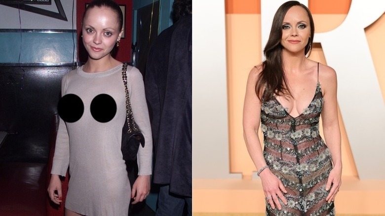 Christina Ricci in 2002 and 2025