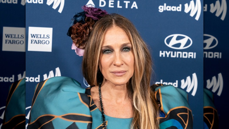 Sarah Jessica Parker with chunky highlights