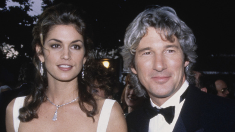 Cindy Crawford and Richard Gere in 1993