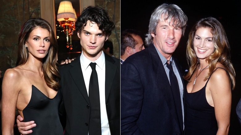 Kaia Gerber and Homer Gere & Cindy Crawford and Richard Gere