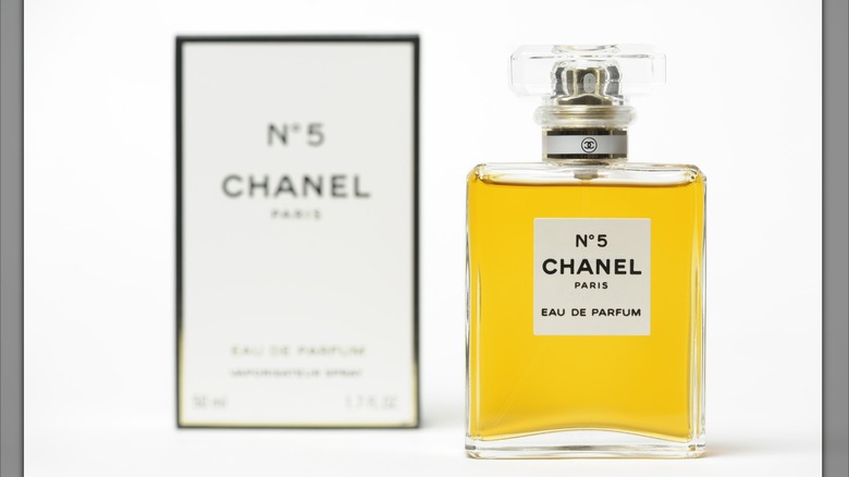 A bottle of Chanel No. 5.