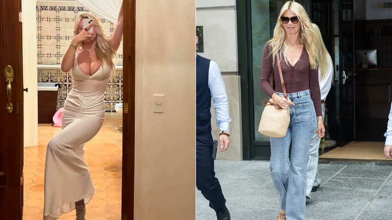 Clementine Vaughn and Claudia Schiffer in 2024