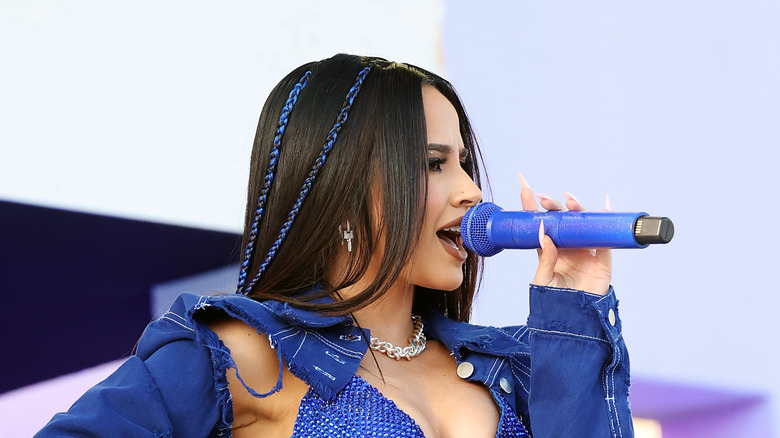 Becky G performing at Coachella 