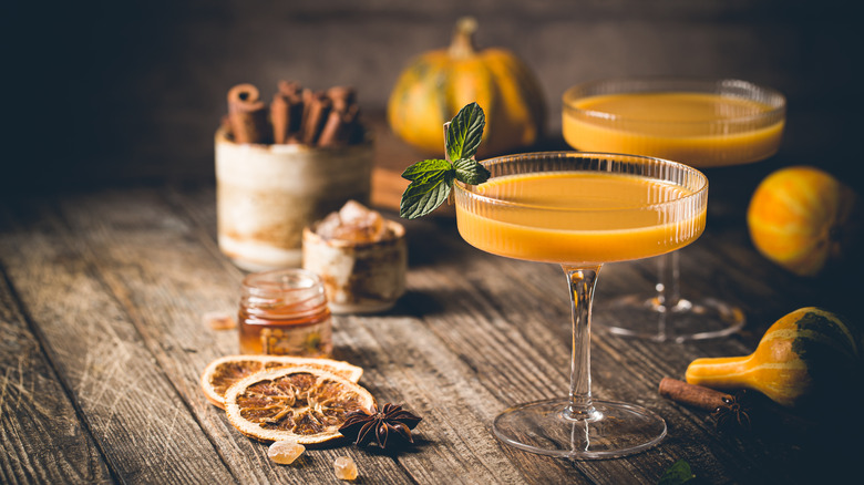 pumpkin spiced cocktails