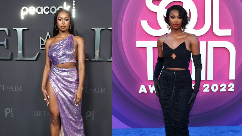 Coco Jones strikes a pose in gorgeous gowns while on the red carpet